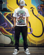 White Mushroom Man Tee